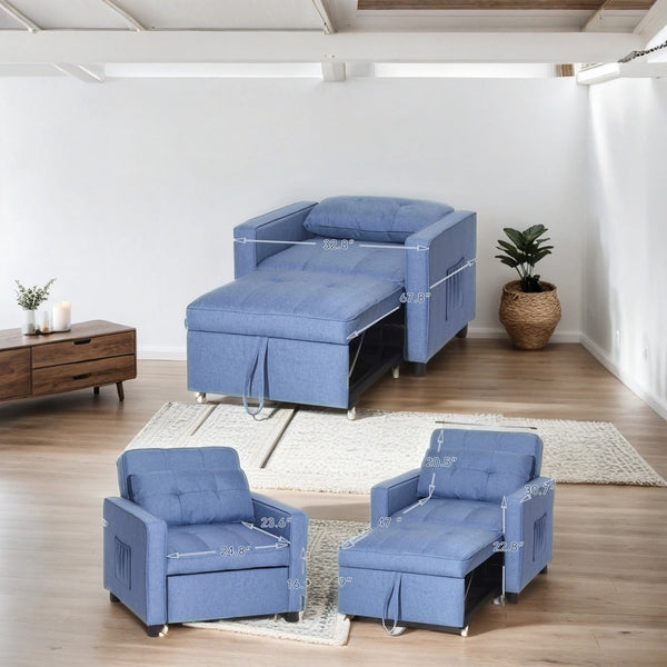 Versatile sofa chair bed