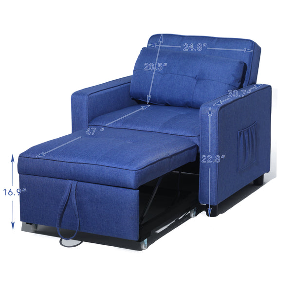 Versatile sofa chair bed