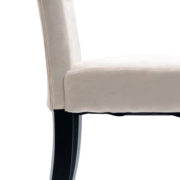 Waytrim 2PCS Dutch Velvet Dining Chair