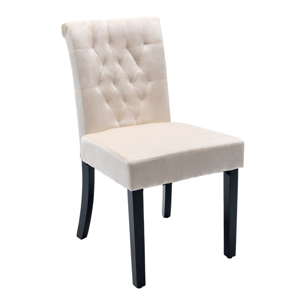 Waytrim 2PCS Dutch Velvet Dining Chair