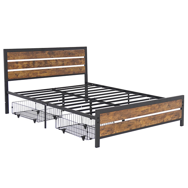 Storage metal bed