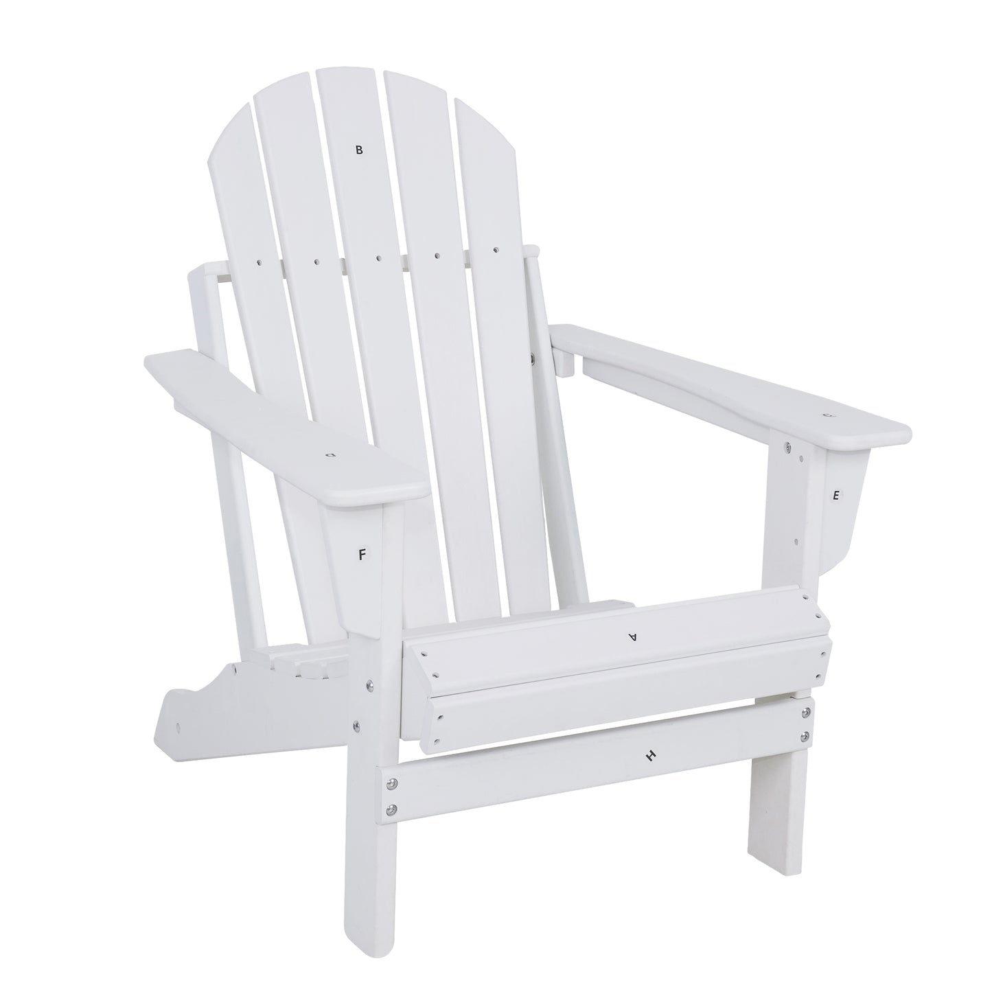 Waytrim Solid Wood Adirondack Chair
