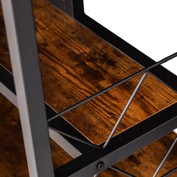 Wine Storage Organizer Display Stand - Brown