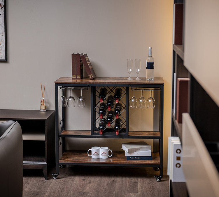 Wine discount table stand